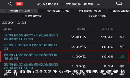 完美指南：2023年tp冷钱包转账步骤解析