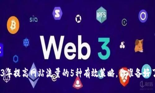 2023年提高网站流量的5种有效策略，你准备好了吗？