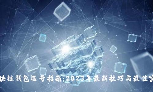 区块链钱包选号指南:2023年最新技巧与最佳实践